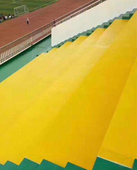 永宁球场台阶翻新修补改造